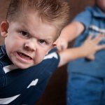 Aggression is a symptom of nervous stress in a child