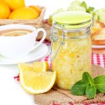 Lemon jam with mint against cholesterol plaques
