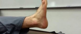 Symptoms of foot clonus