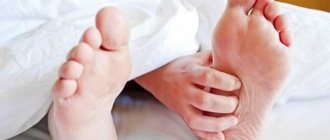 Судорога икроножной мышцы во сне