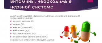 Витамины для ЦНС